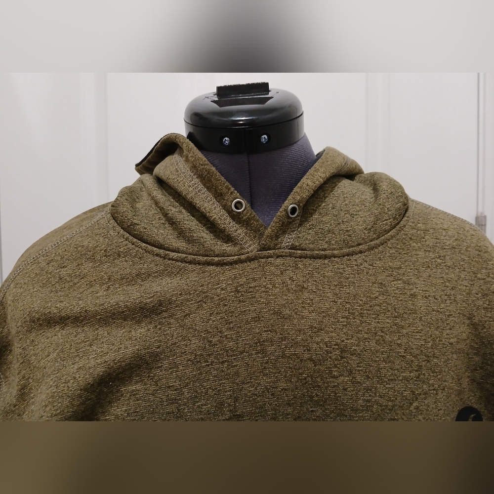 Men's Carhartt Olive Green‎ Hoodie - Picture 9 of 12
